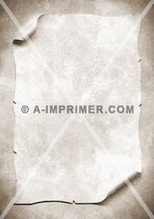 Papier à lettre à imprimer. Parchemin